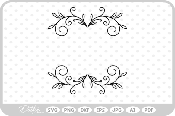 Botanical Decorative Frame SVG PNG DXF: Elevate Your Crafts