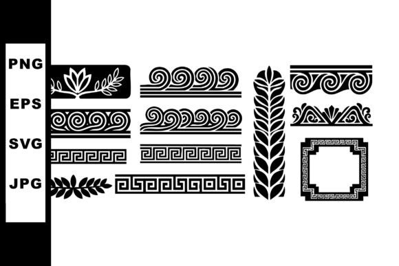 Classic Greek Ornament Patterns for Design Projects