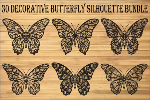 Decorative Butterfly SVG Bundle: Elegant Designs for Creative Projects