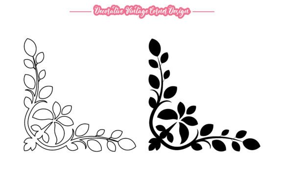 Elevate Your Designs with Vintage Corner Border Decorative Vector