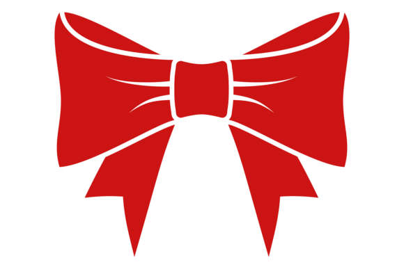 The Allure of the Red Decorative Gift Bow: A Ribbon Silhouette for Every Project