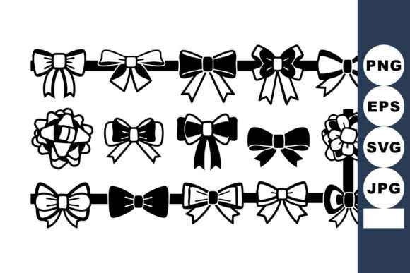 The Timeless Charm of Black and White Bow Ribbons