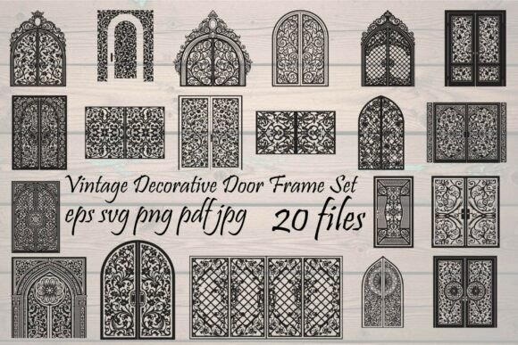 Timeless Elegance: The Vintage Decorative Door Frame Bundle